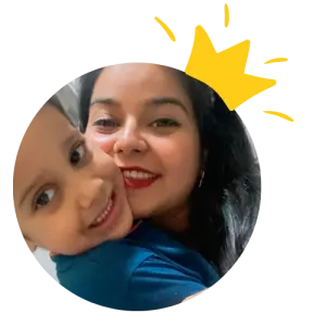 Thais Bonfim da Rocha, mãe de criança com Apraxia de Fala Infantil