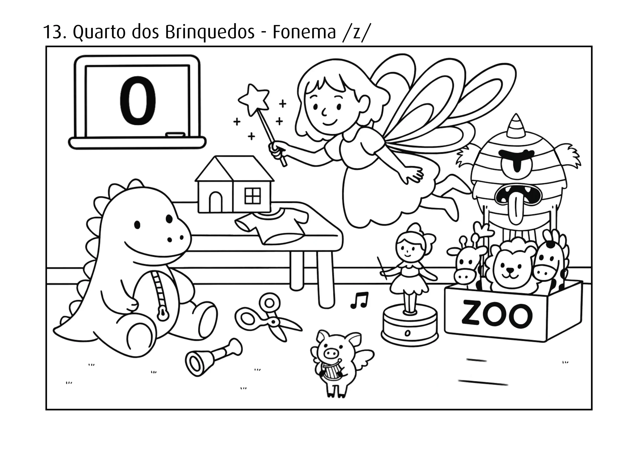 Página Quarto dos Brinquedos /z/